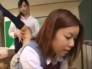 Sexy Asian Teacher Licks Student Soles