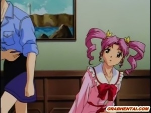 Schoolgirl hentai gets squeezed ... free