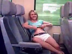 masturbation in a german train