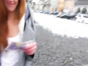 Czech babe Dominika public flashing and gets fucked hard