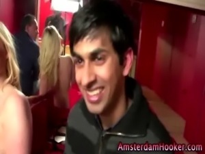 Amateur small dick indian guy gets to fuck fake blonde hooker free