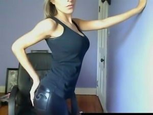 Big Fake Titties On This Webcam Whore