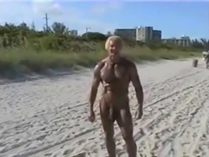 70 year old bodybuilder on nude beach