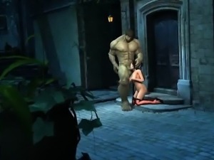 3D Harley Quinn gets fucked by The Incredible Hulk