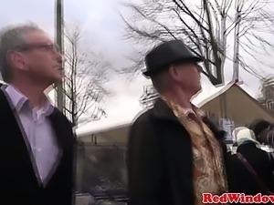 Young dutch whore vs old dirty tourist