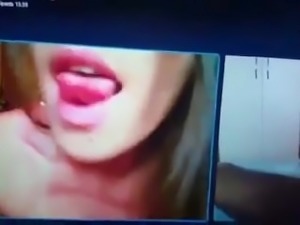 masturbation with hot pussy(skype)