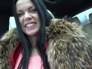 Black-haired chick with small tits can ride the dick like a pro!