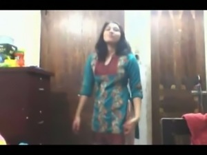 Amateur Indian girl is stripping in front of the camera