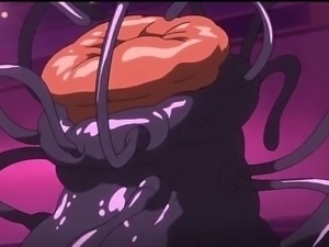 Caught busty anime ghetto hard drilled by monster tentacles