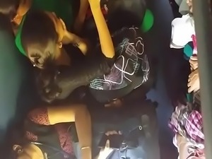 kerala college girl shows cleavage at train