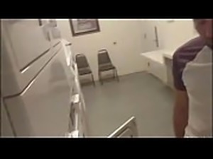 Risky Blowjob In Public Hotel Laundry Room