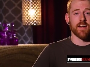 Ginger swingers have an intense orgy.