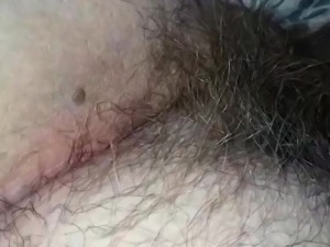 Close up of Margaret&#039;s hairy pussy