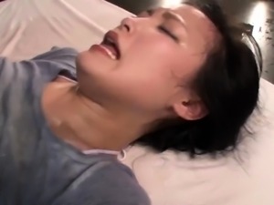 Wild Asian babe needs a hard dick plowing her squirting cunt