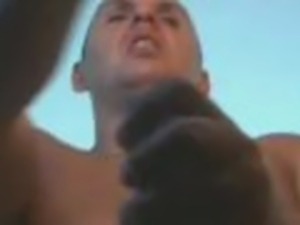 'Bald Guy Jerks Hard Iron Dick at Worms Eye Vi'