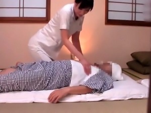 Horny Japanese masseuses expressing their passion for cock 