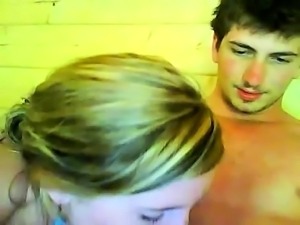 Hot Ass Blonde Teen Webcam Blowjob