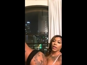 Ebony Big Boobs Girl Webcam Show