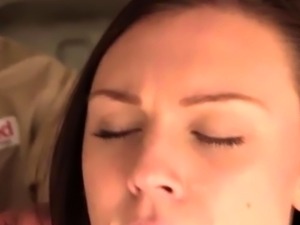 Fake agent cum in mouth and college haze her blowjob