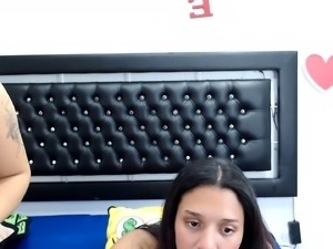 Brautiful Brunette Big Boobs on Webcam