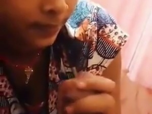 Hindu wife sucks Muslim circumcised cock