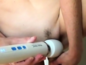 Cumming With My Hitachi and New Dildo