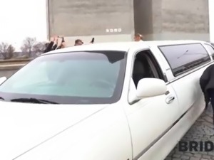 BRIDE4K. The Wedding Limo Chase