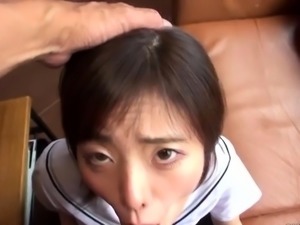 Everyone is so excited to see her in her school uniform