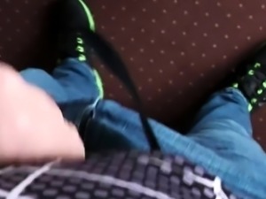 Brunette MILF sucks and fucks a big cock