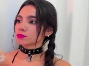 Amateur Brunette Anal Toy