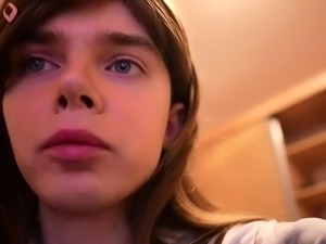 Curly Blonde Teen Records Solo Dildo Masturbation More at